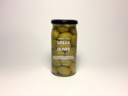 Hellenic Farms Greek Green Whole Olives