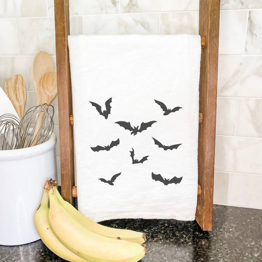 Bats - Halloween Tea Towel