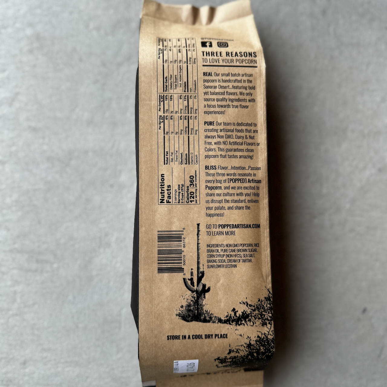 Sea Salt Caramel Artisan Popcorn
