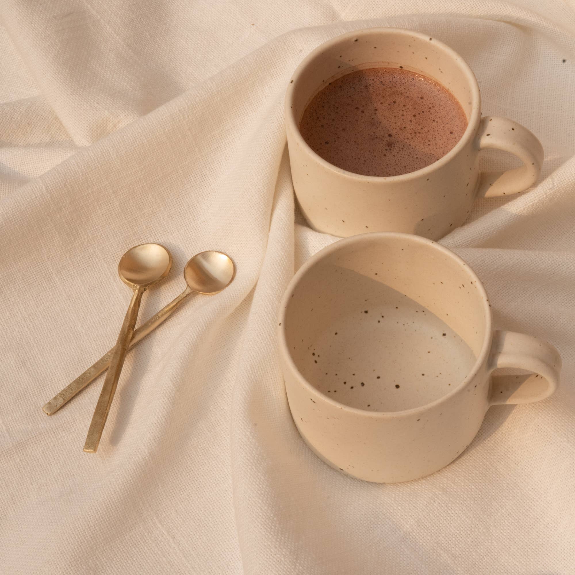 Wabi Brass Coffee Spoon, Set of 4