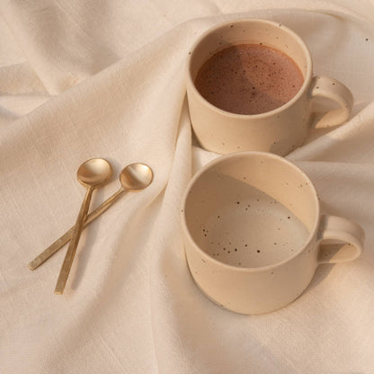 Wabi Brass Coffee Spoon, Set of 4