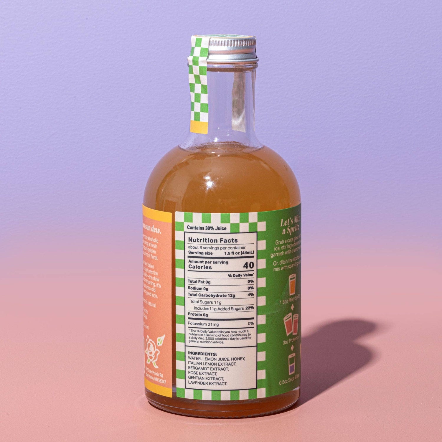 Italian Lemon &amp; Rose Spritz Mixer