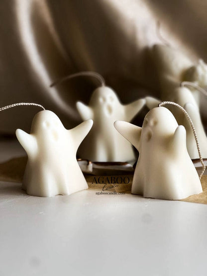 Halloween Cute Ghosts  Candle 3x3in