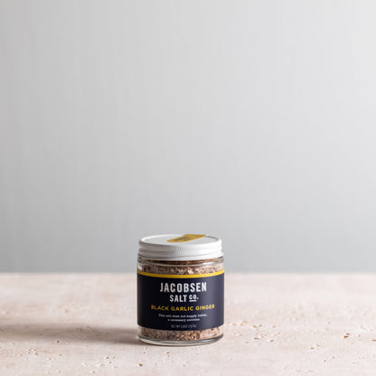 Black Garlic Ginger Salt - Infused Sea Salt