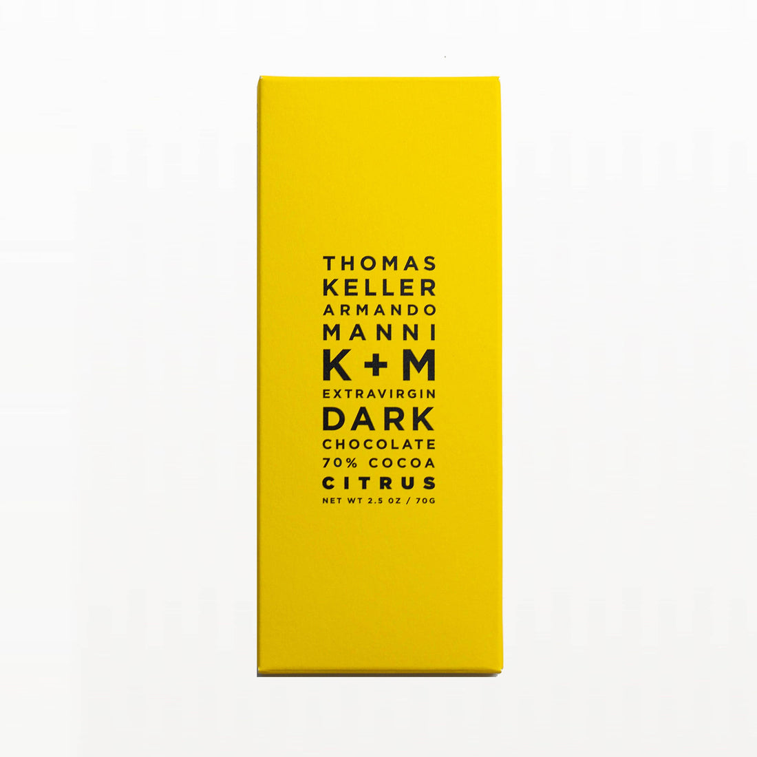 K+M Extravirgin 70% Dark Citrus, 2.5oz