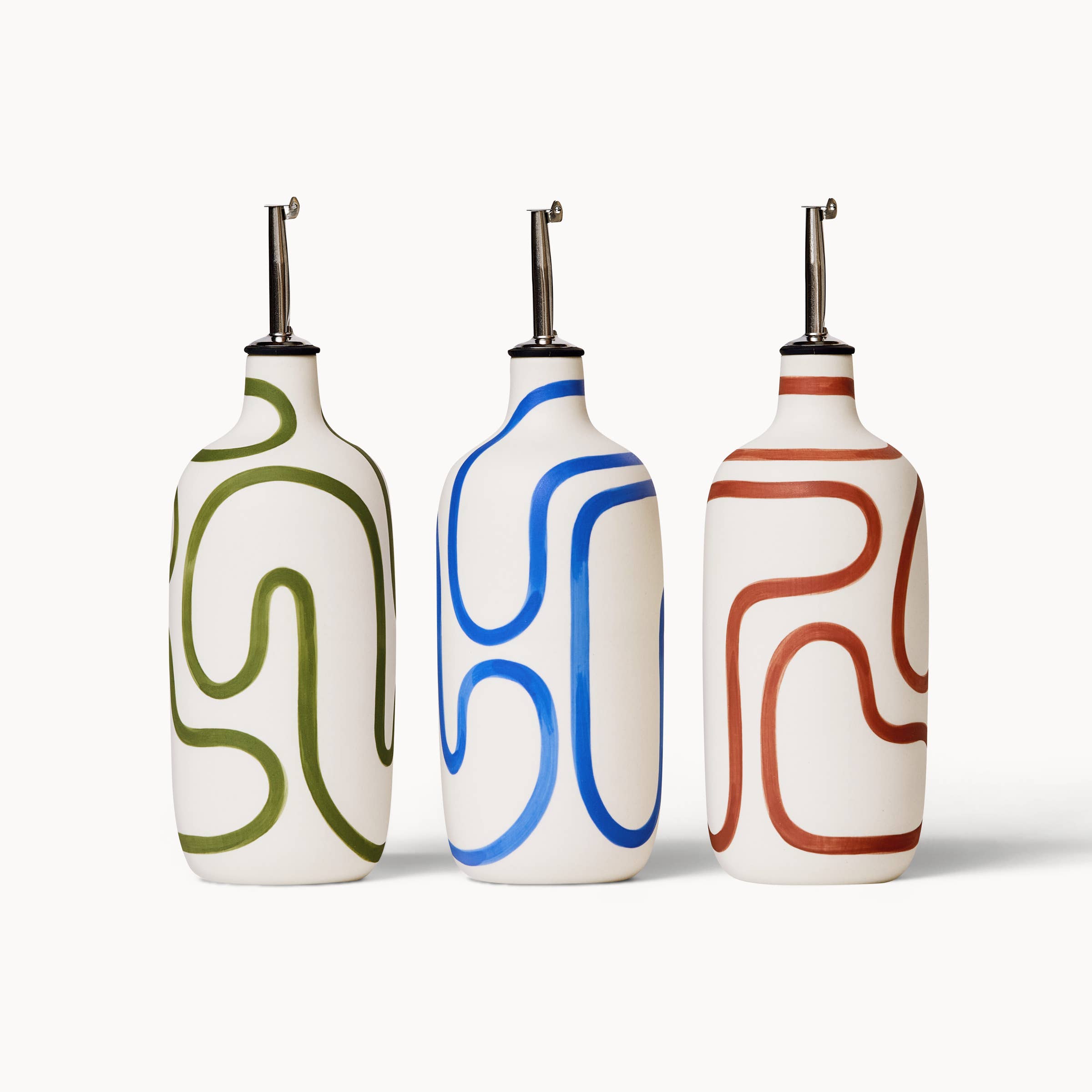 Oil / Vinegar Cruets - Canyon Outline