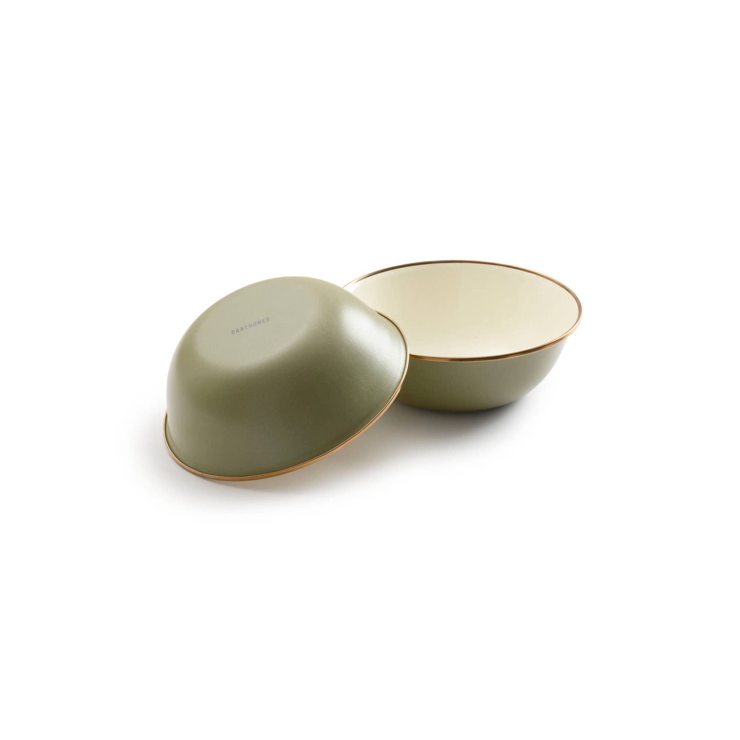 Enamel 2-Tone Bowl Set
