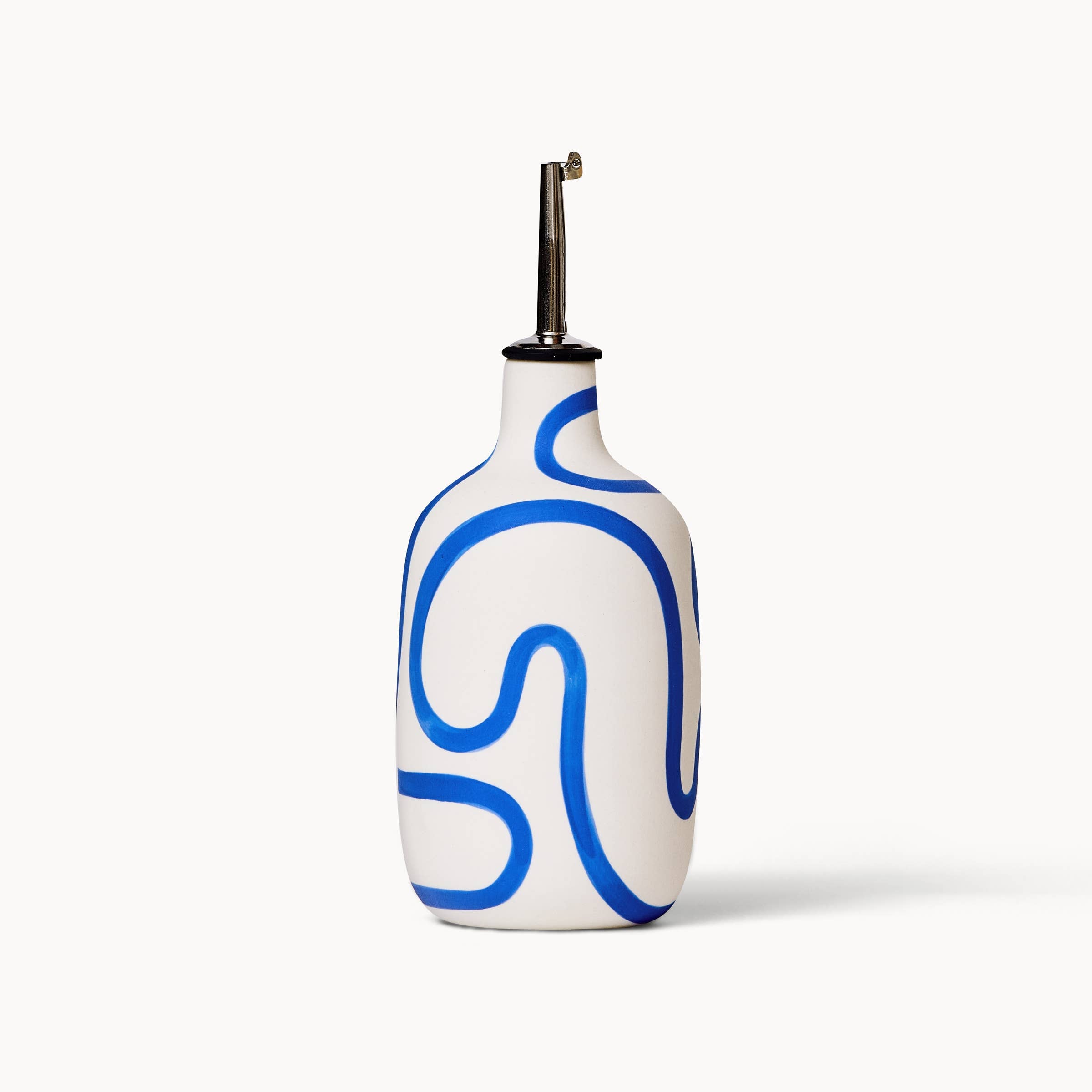 Oil / Vinegar Cruets - Cobalt Outline