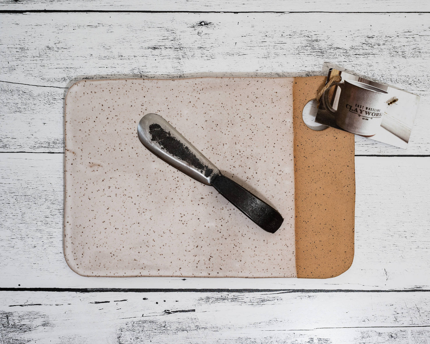 Pottery Cheese Board