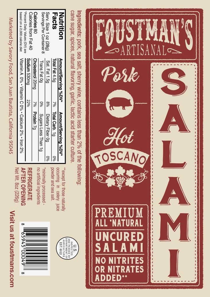 Pork Hot Toscano | Foustman&