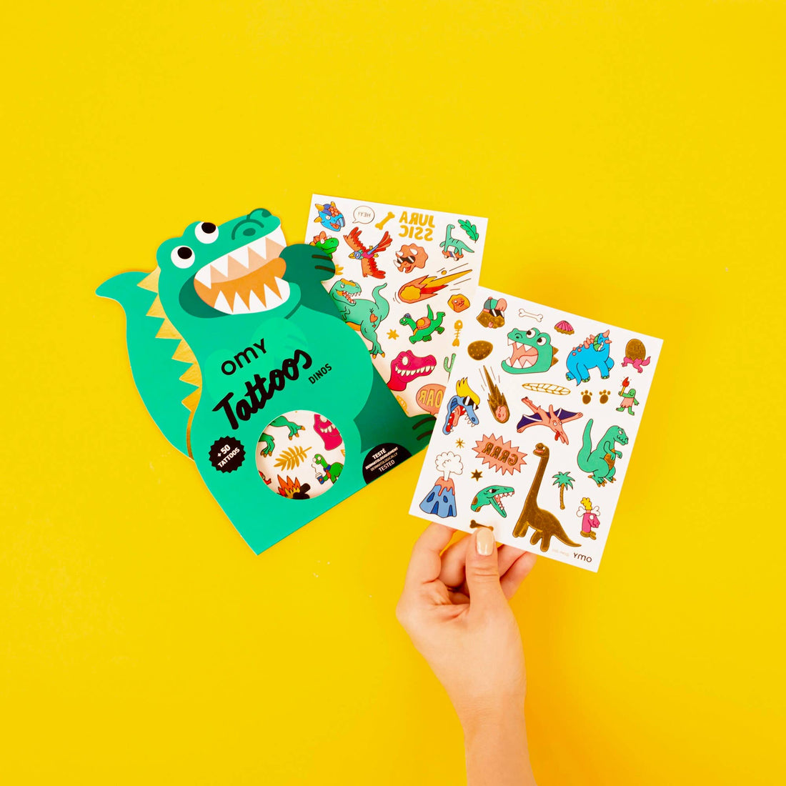 Temporary Dino Tattoos