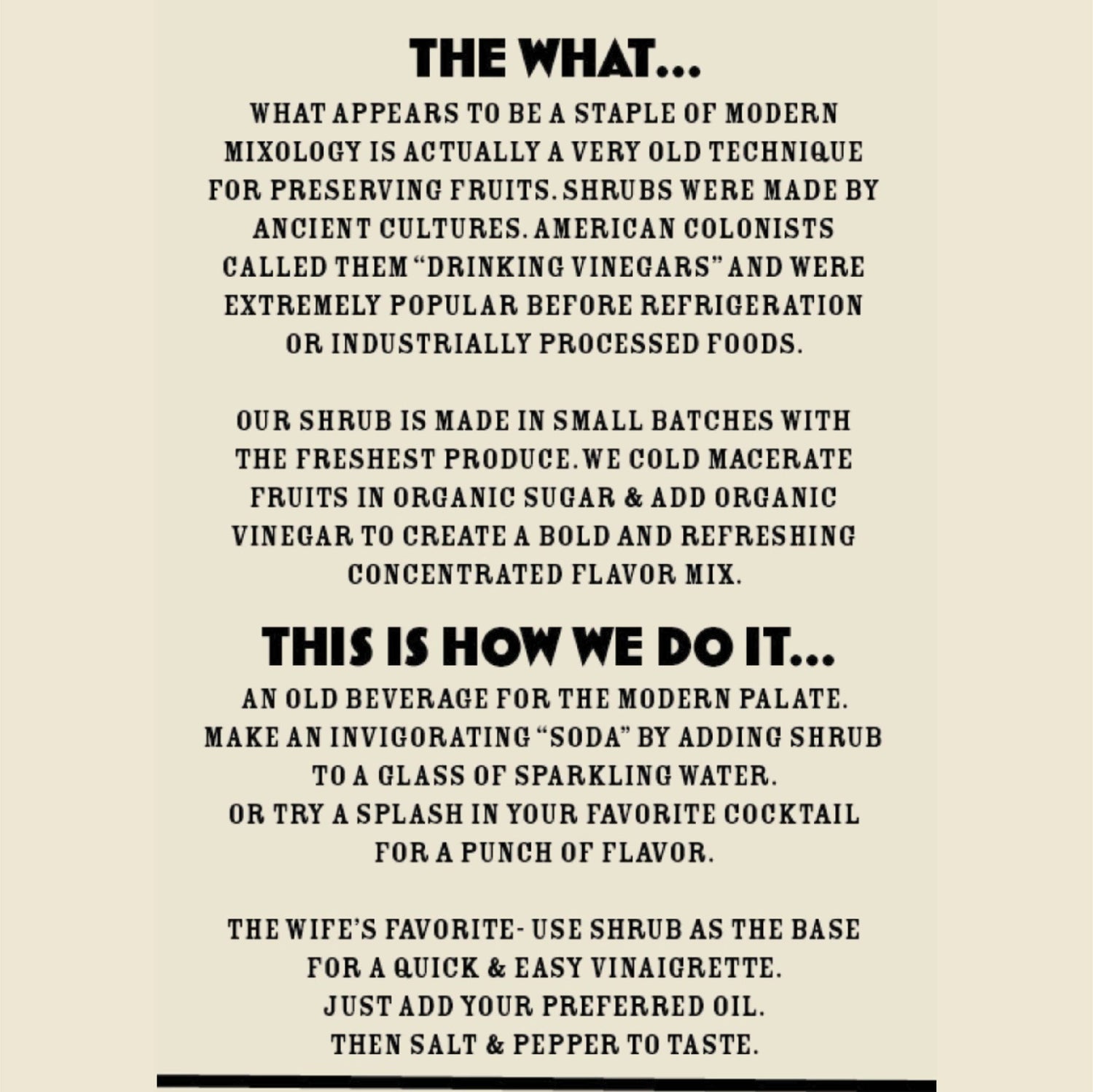 Bitter Ginger Shrub- Blackberry Lemon Mint