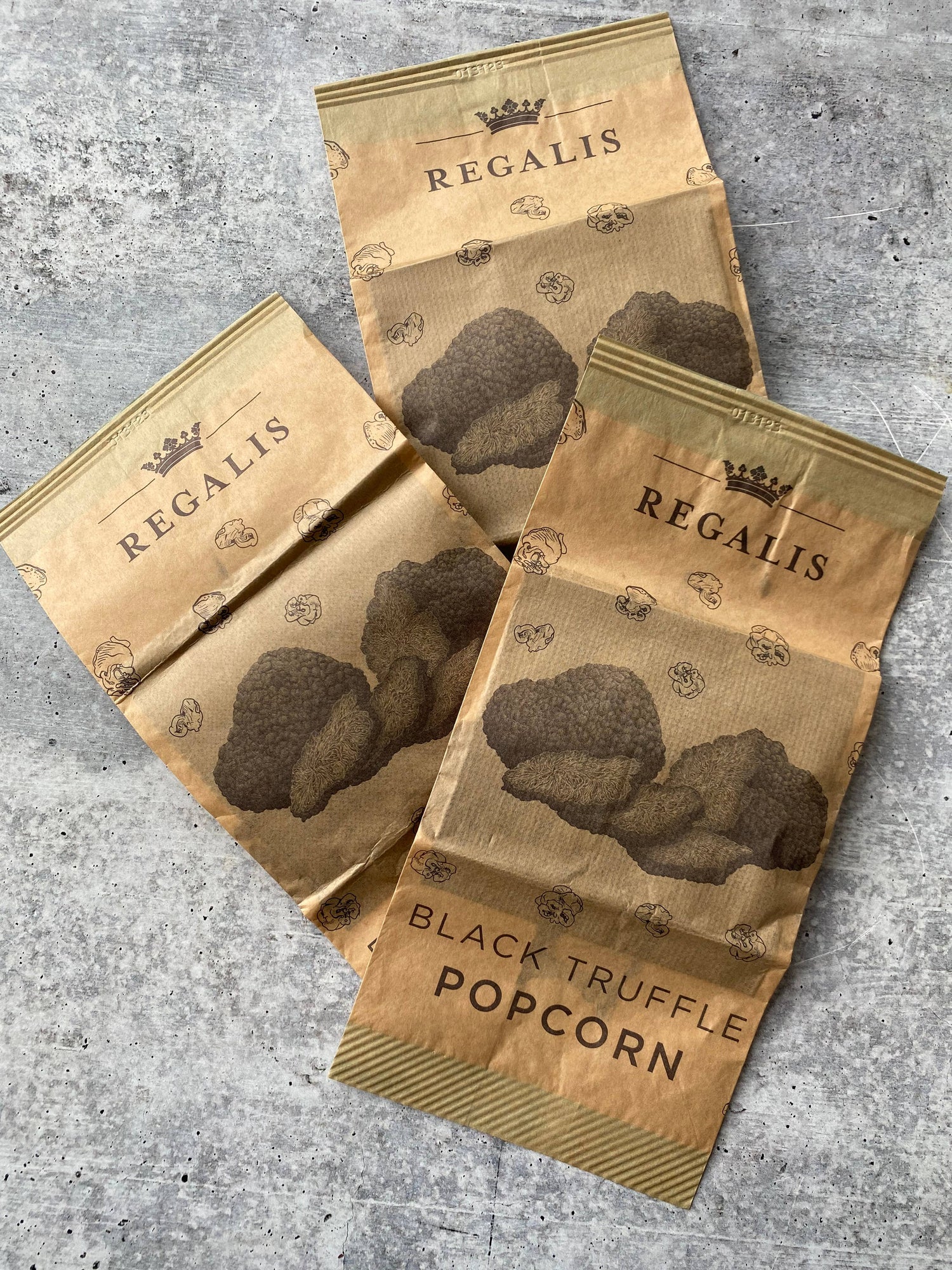Microwave Black Truffle Popcorn Box, 3 bags