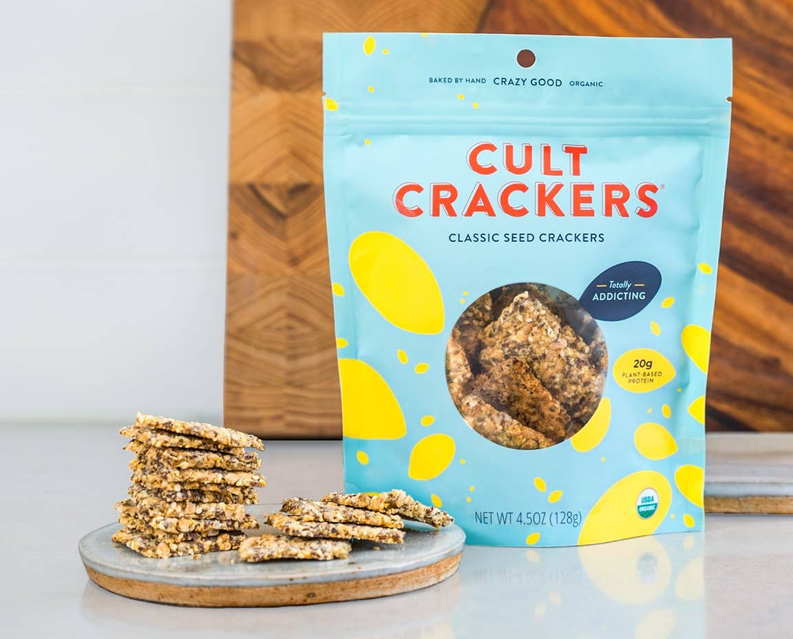 Cult Classic Seed Crackers- Gluten Free