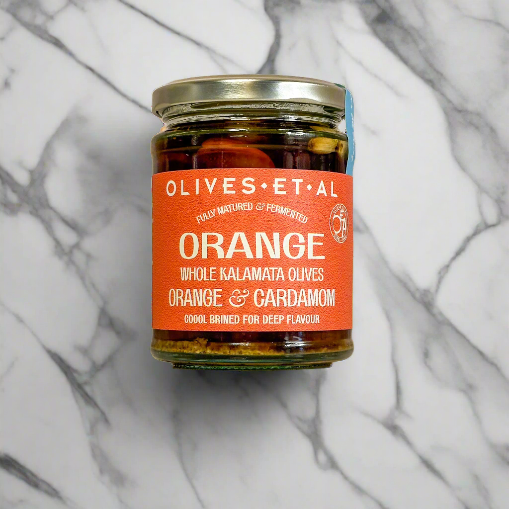 Orange &amp; Cardamom Whole Kalamata Olives