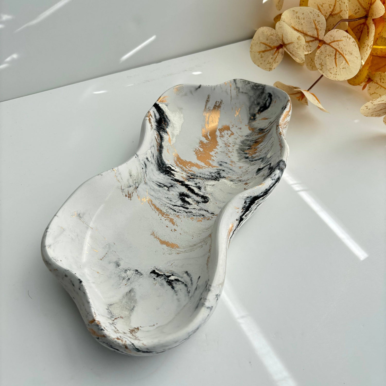 Curvy Bowl - Wavy Oblong Tray/ Bowl