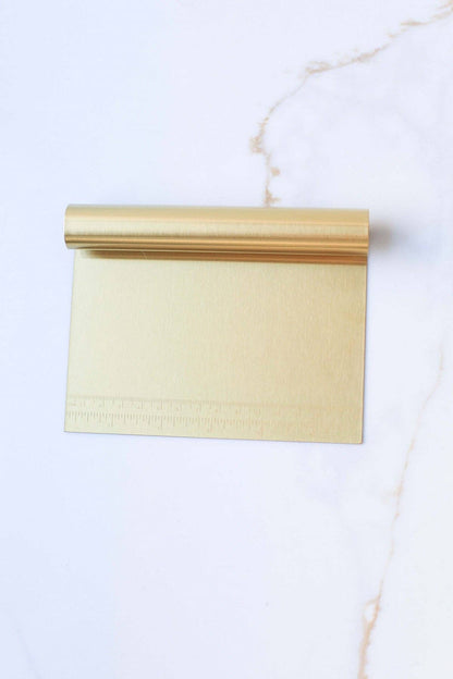 Stainless Steel Dough Scraper with Measuring Scale