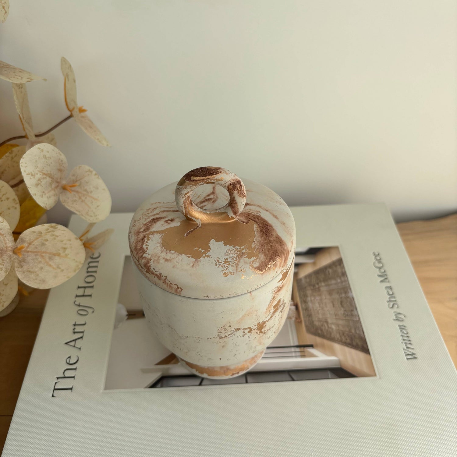 Calista Vessel | Concrete Vessel | Cotton Swab Holder