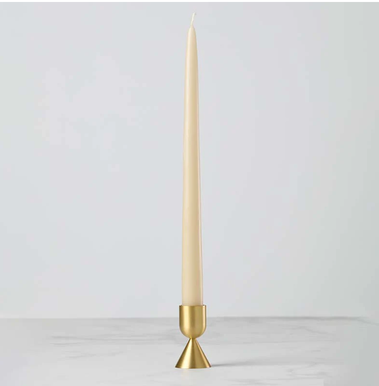 Gold Solid Brass Candlestick Holder | Taper Candle Holder