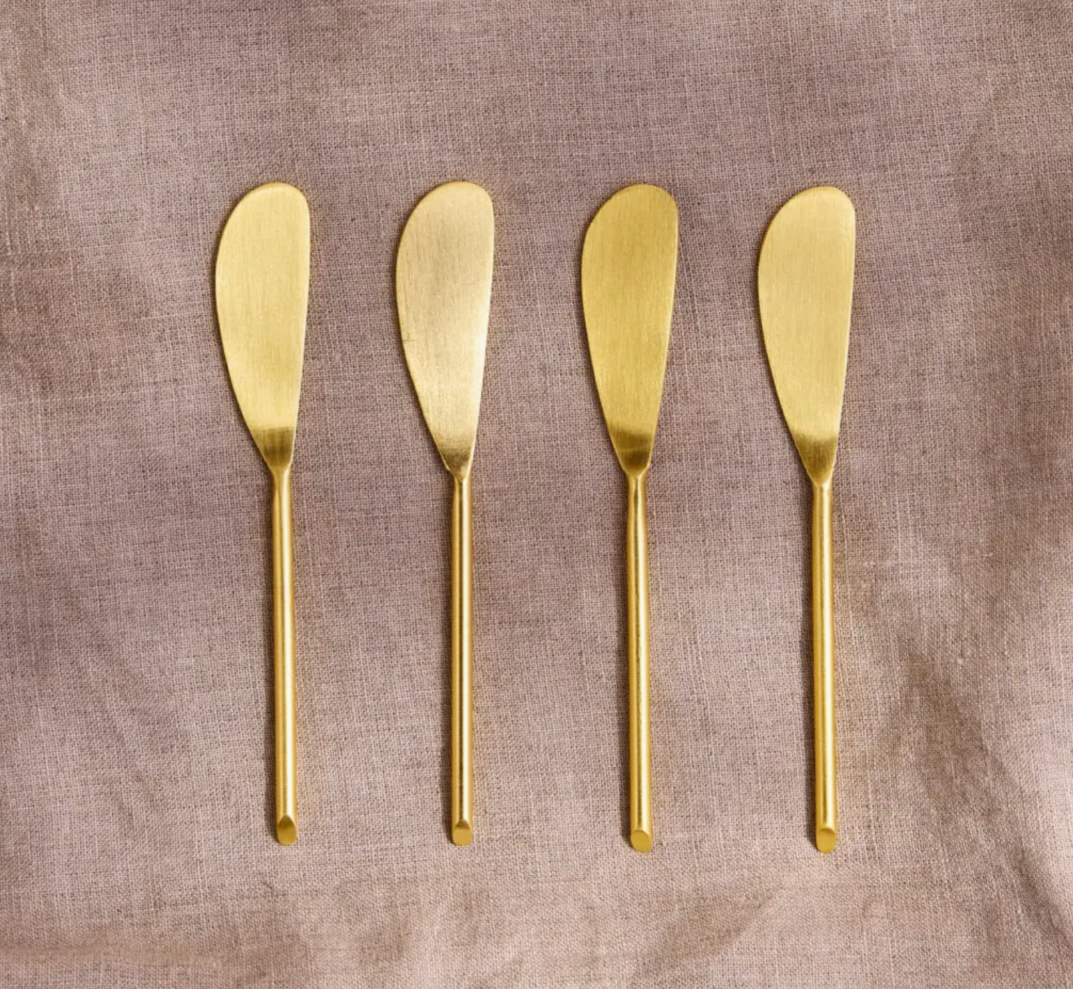 Thin Gold Small Spreader, Set of 4