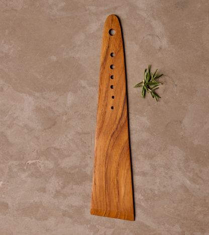 Teak Spatula with Herb Cutter