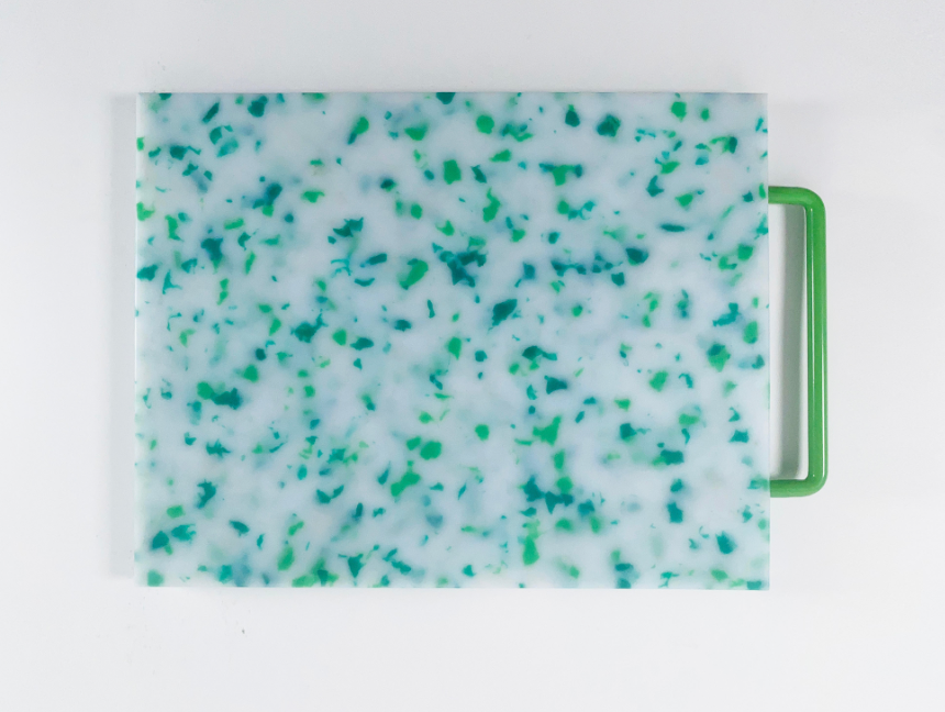 Fredericks and Mae Large Cutting Board-Green and White