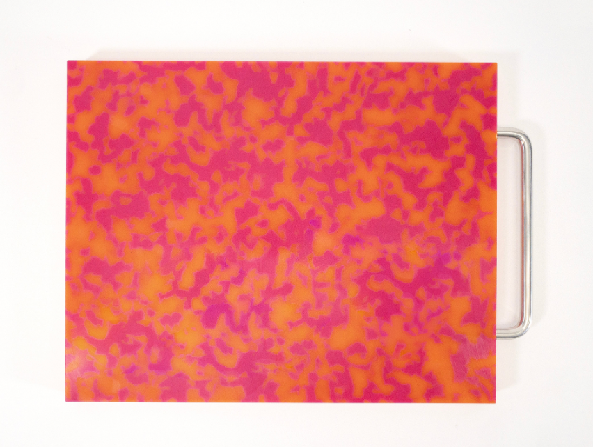 Fredericks and Mae Large Cutting Board-Pink and Orange