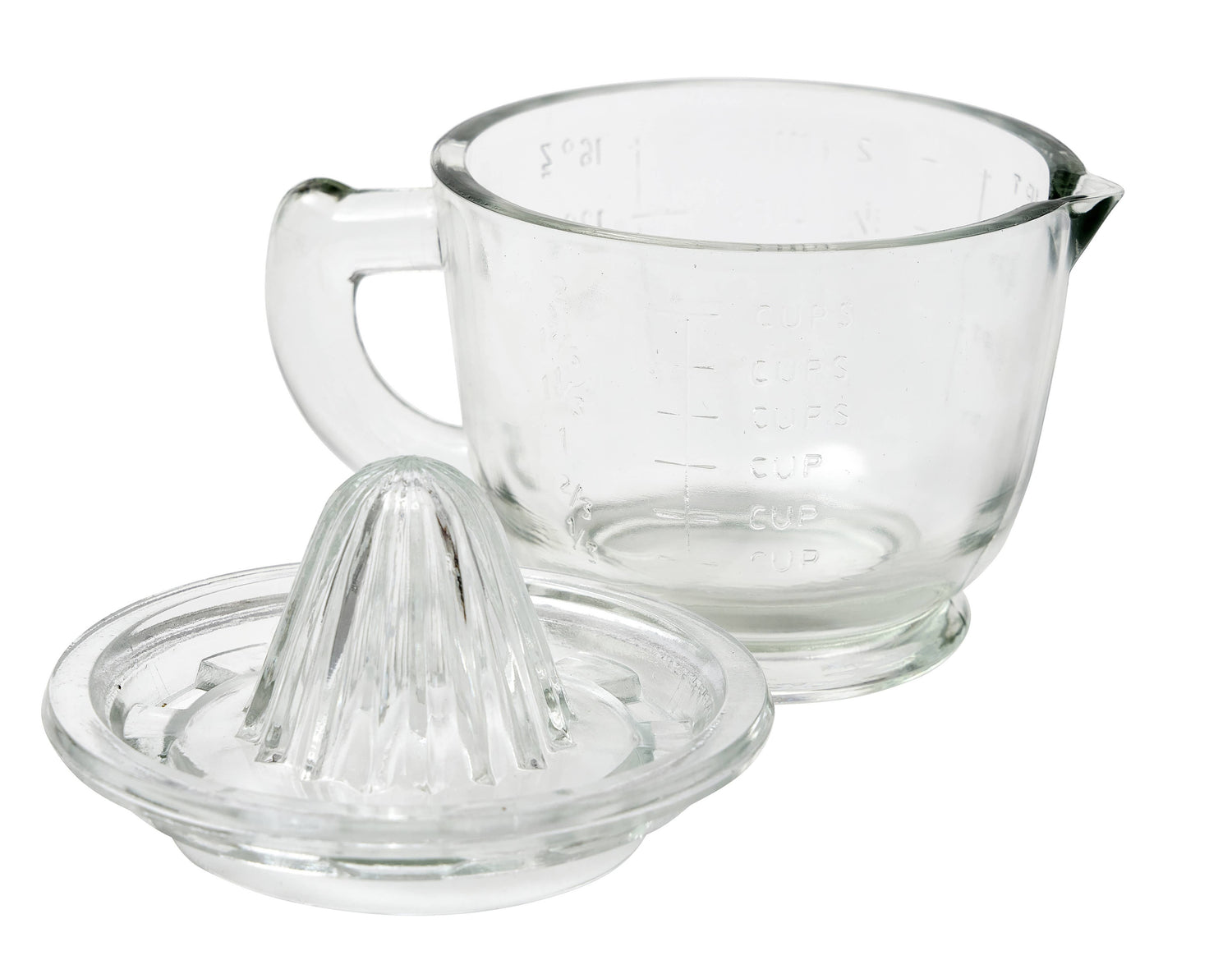 Bistro Glass Citrus Hand Press Juicer