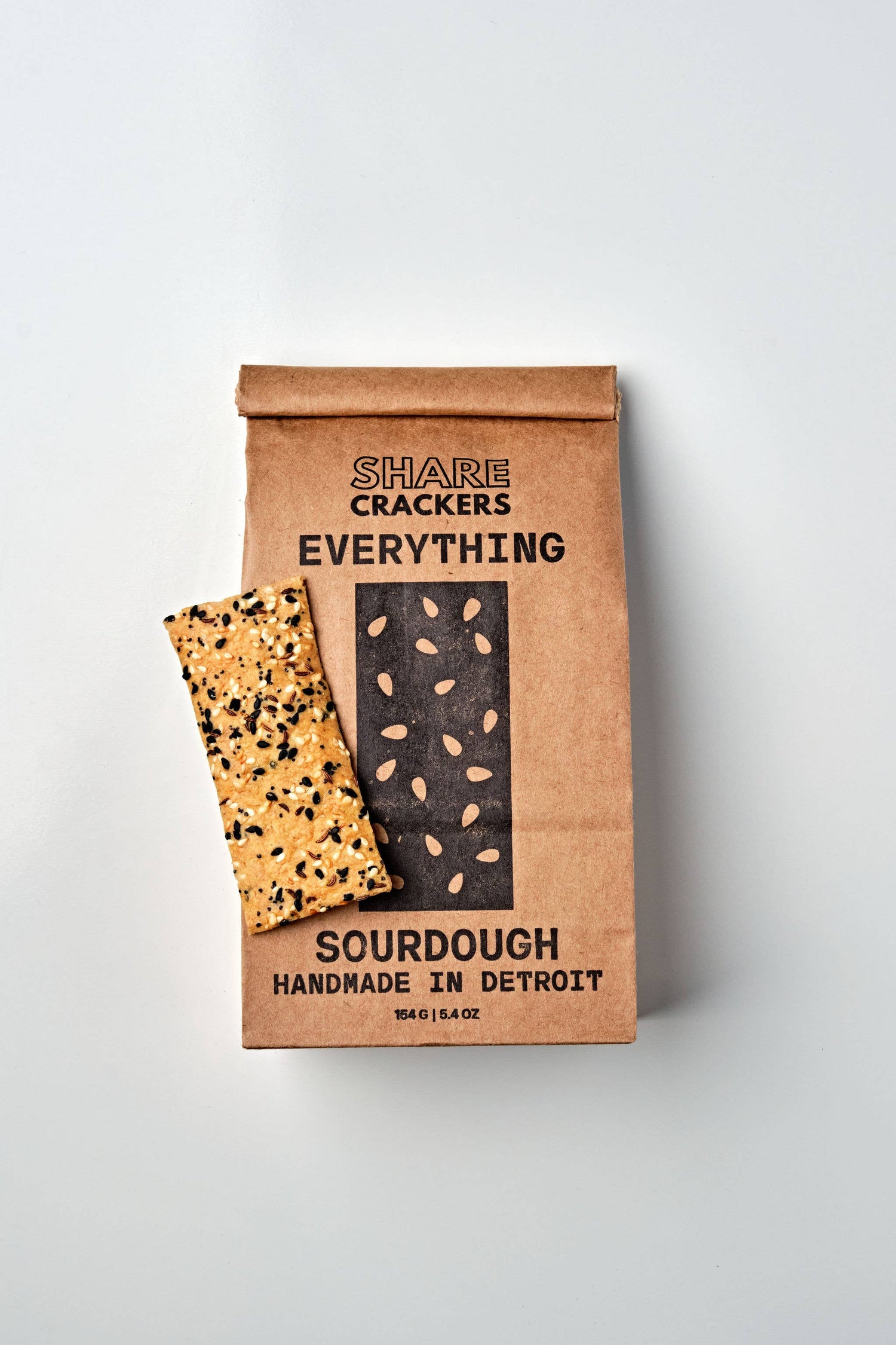 Everything Sourdough Crackers