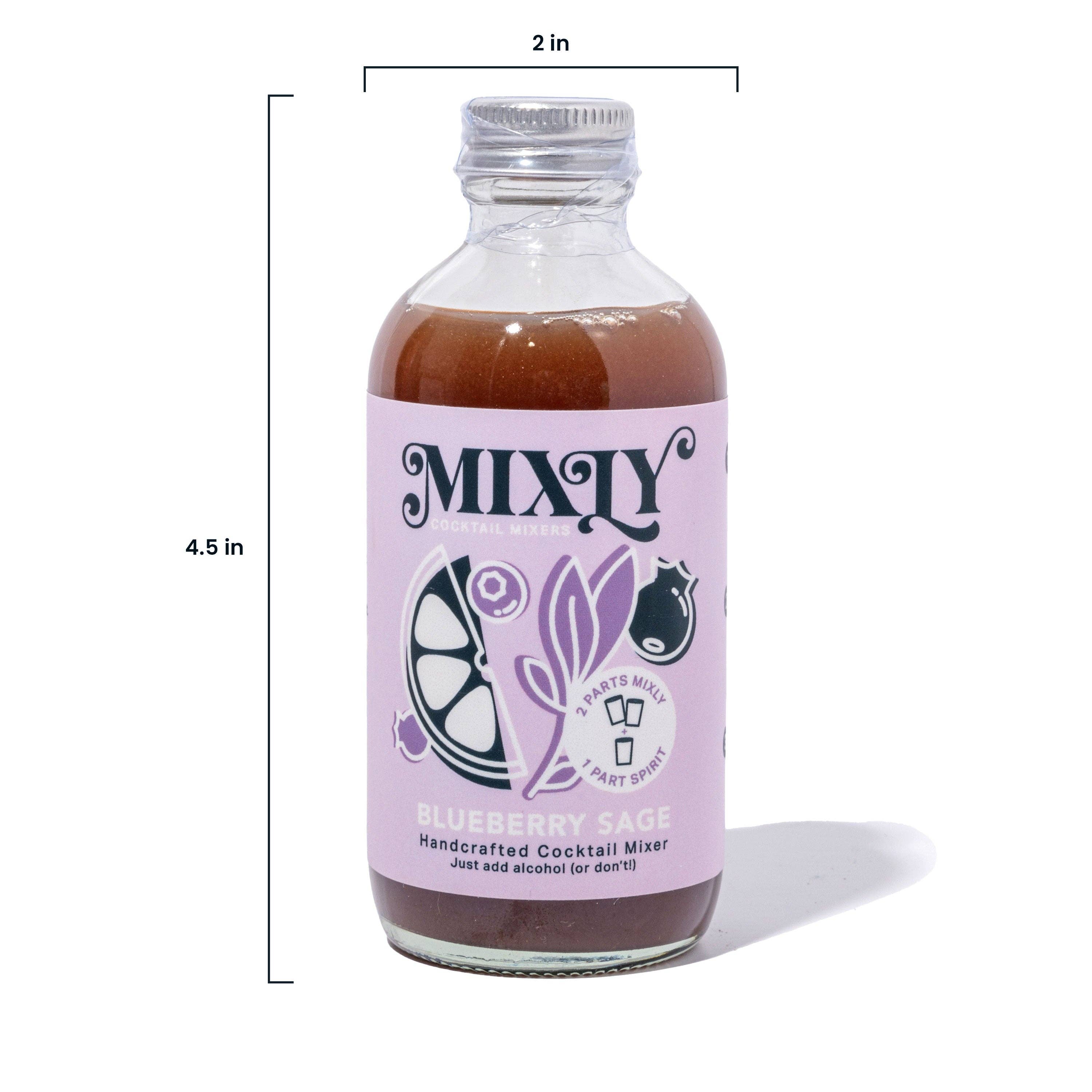 Blueberry Sage 4oz - Cocktail / Mocktail Beverage Mixer