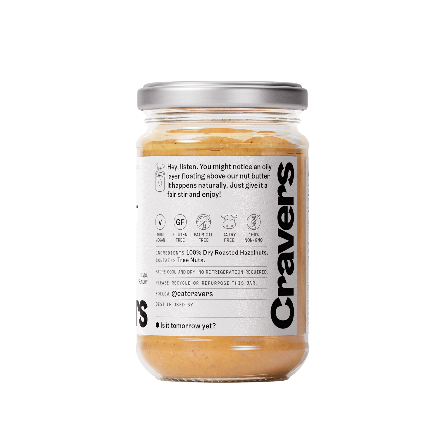 Cravers 100% Hazelnut Butter