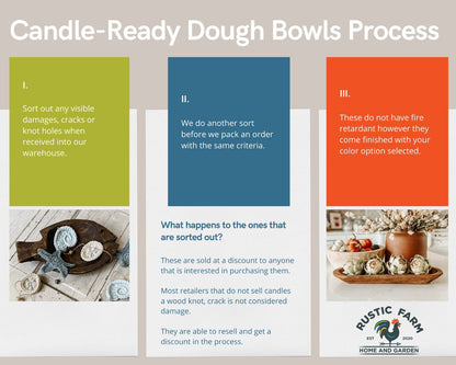 Small Bread Bowl, Candle Ready, Handmade 