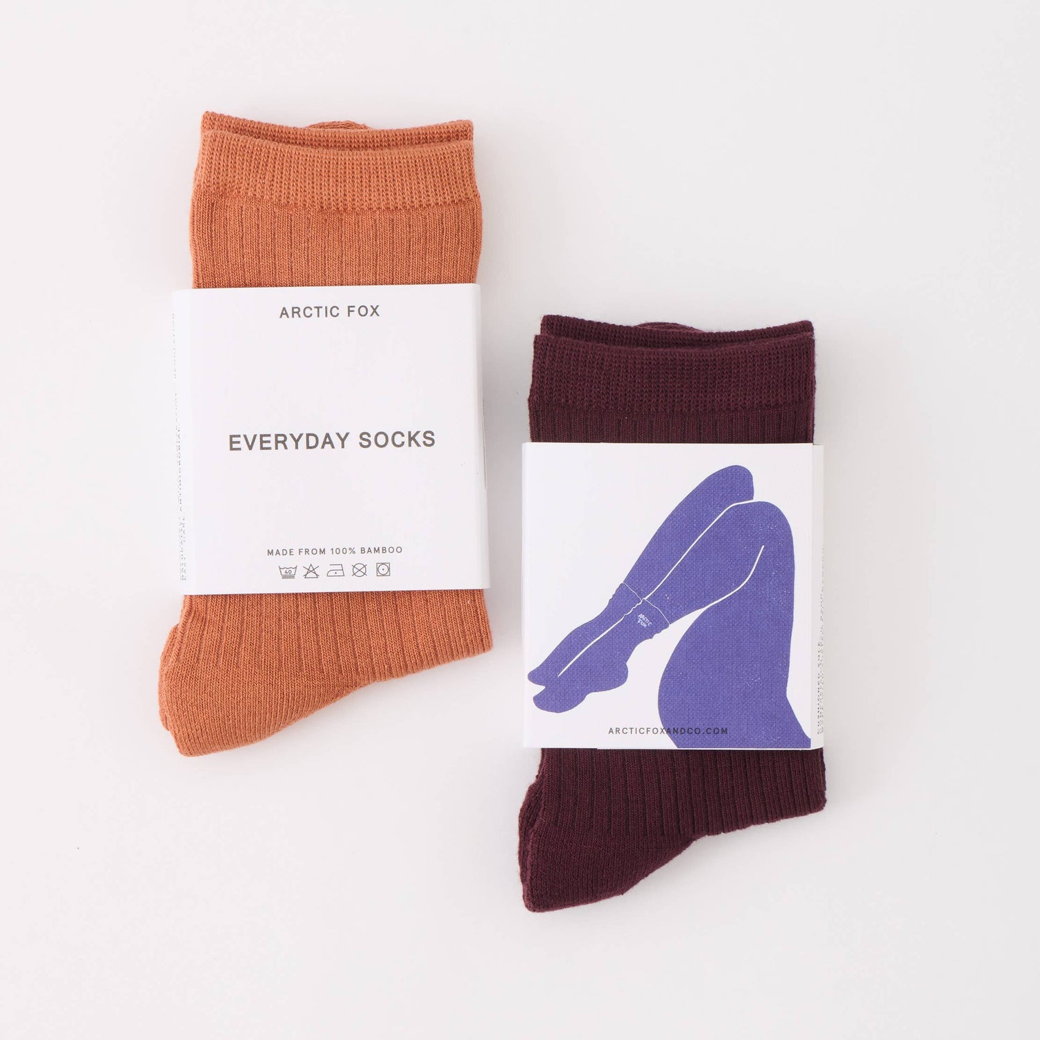 The Everyday Socks - 100% Bamboo - Khaki - FW25