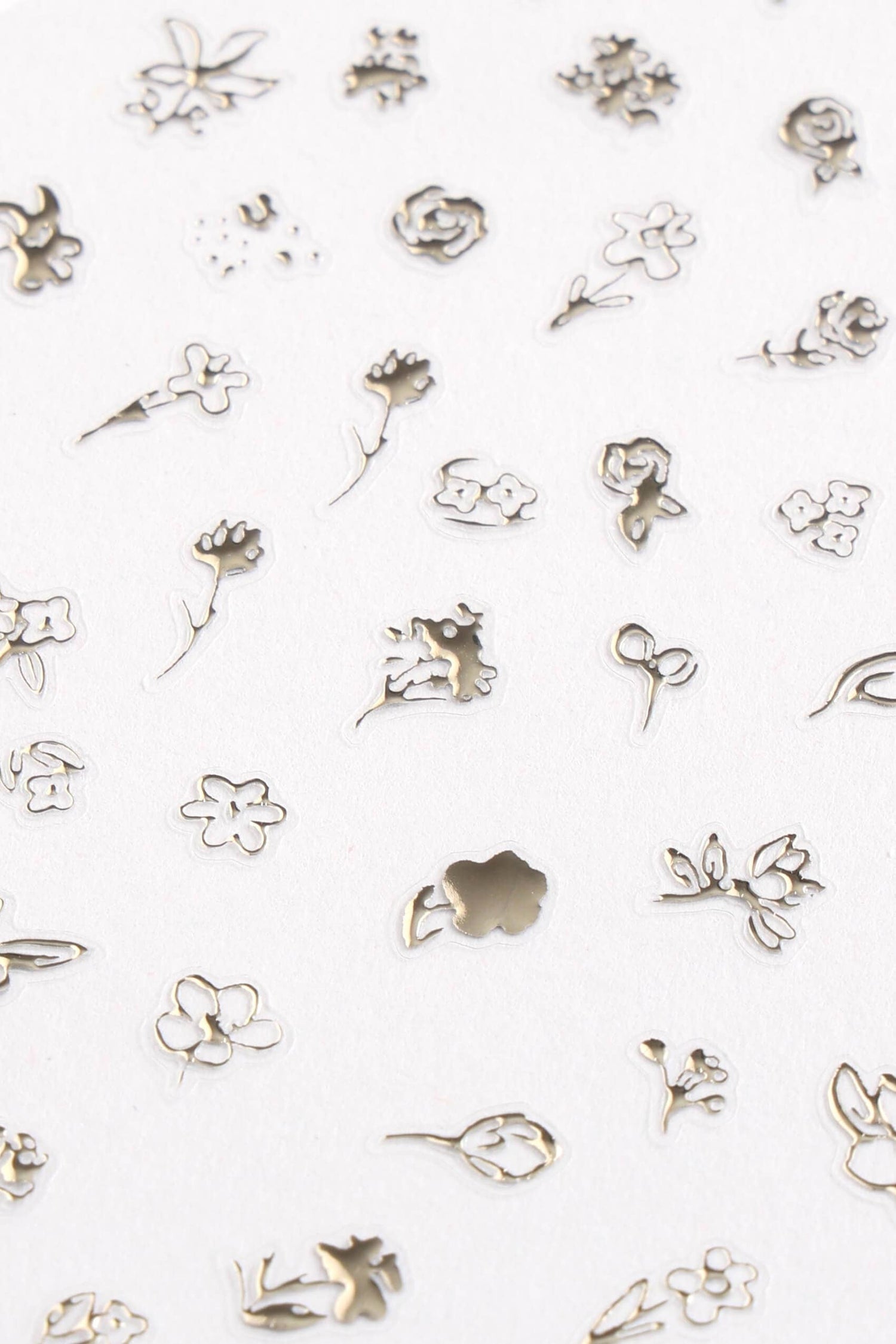 Nail Sticker by Zoe Wodarz - Flower Gold