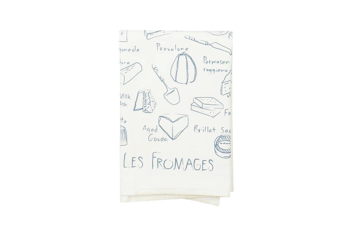 Les fromages Tea Towel