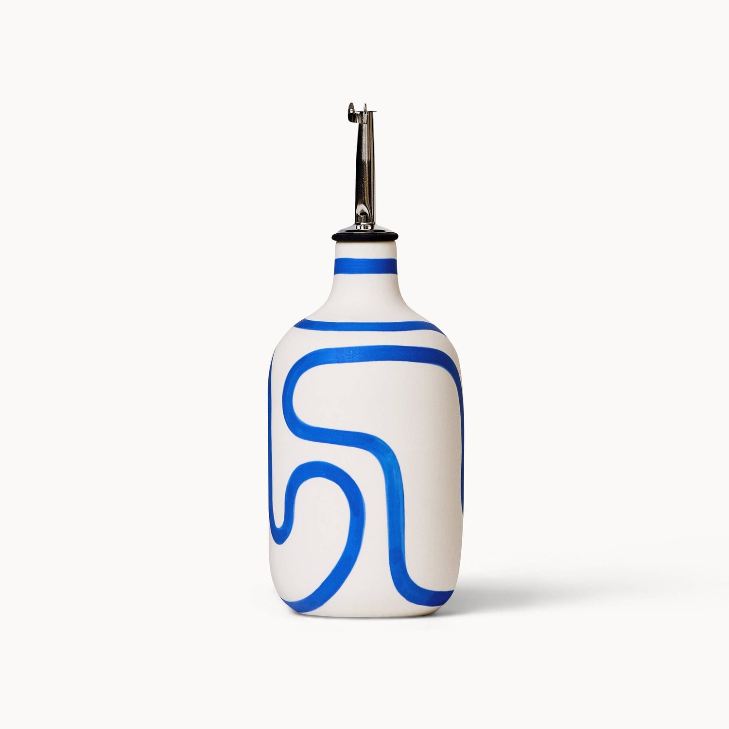 Oil / Vinegar Cruets - Cobalt Outline