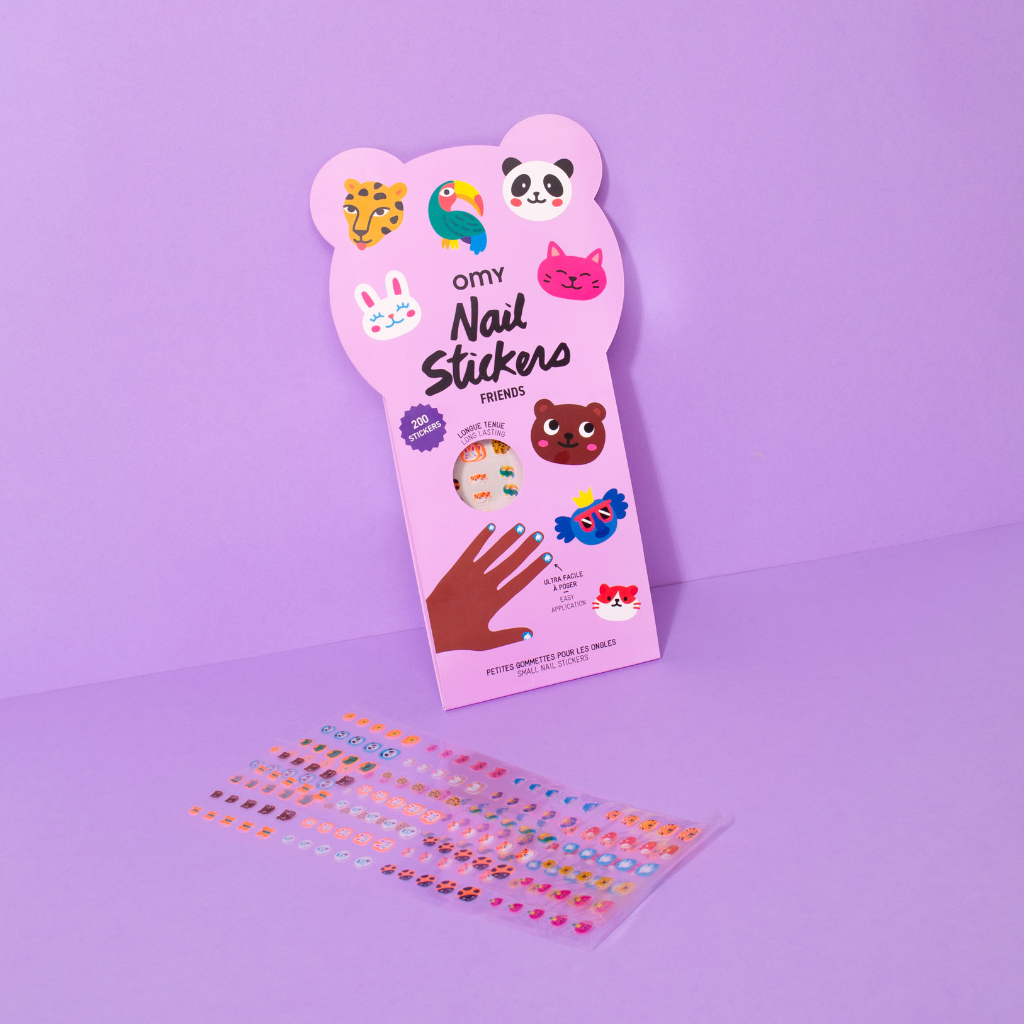 200 friends Nail Stickers