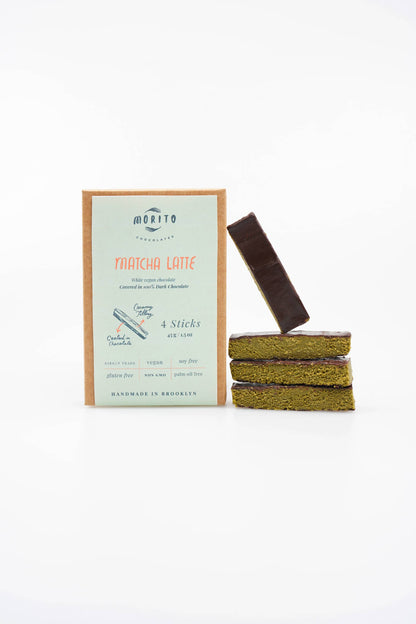 Matcha Latte- 4-Pack of Vegan Chocolate Sticks