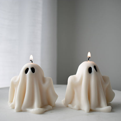 Ghost Candles, Halloween Spooky Candle, Autumn Decor