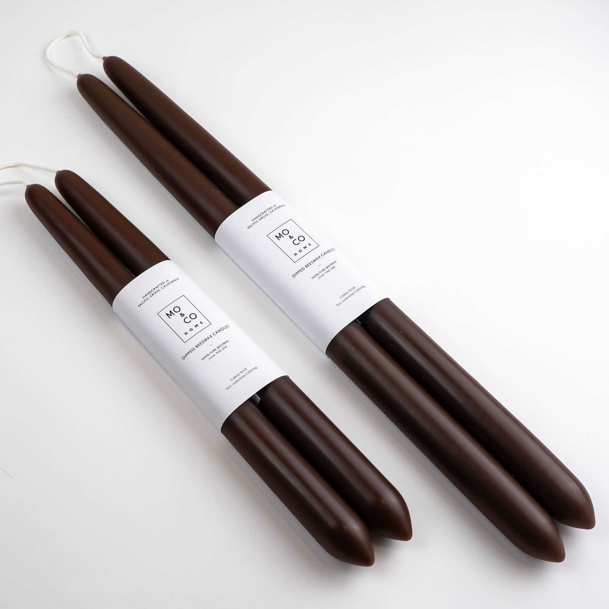 Beeswax Dipped Taper Candles | Chestnut |