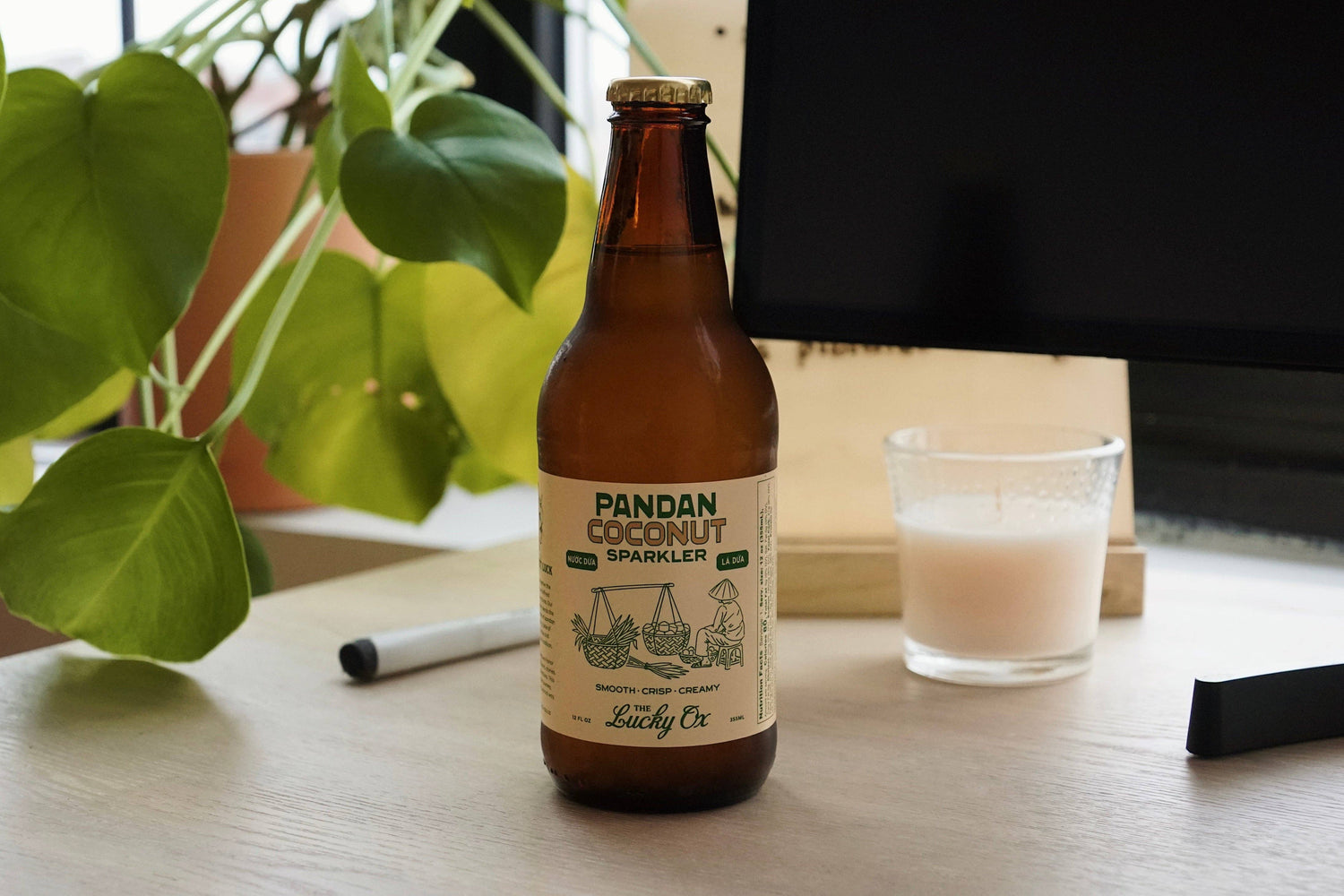 Pandan Coconut Sparkler