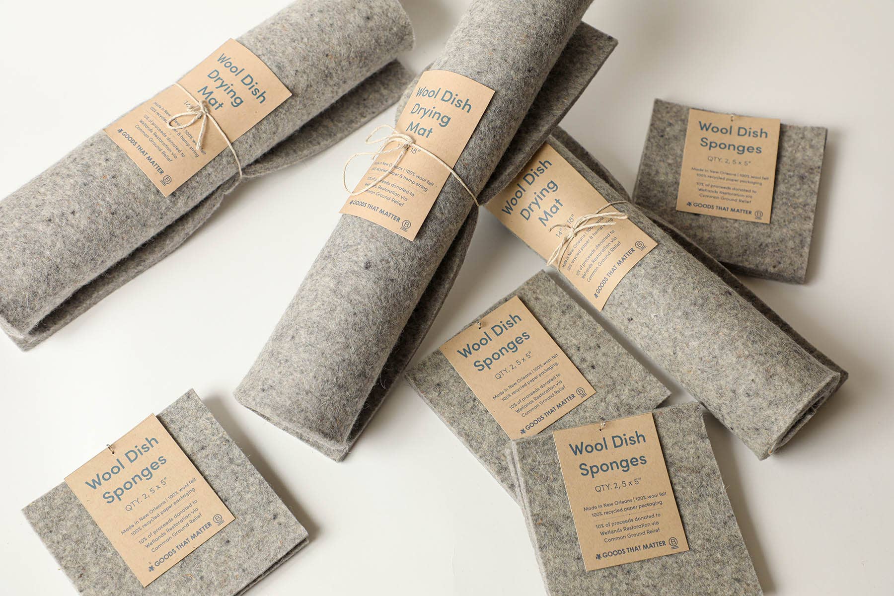 Wool Eco Dish Sponges