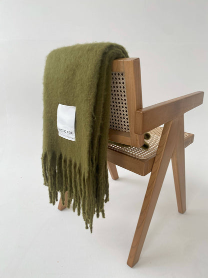 The Reykjavik Throw - 100% Recycled - Sea Kelp - FW25