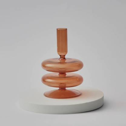 Glass Candle Holder