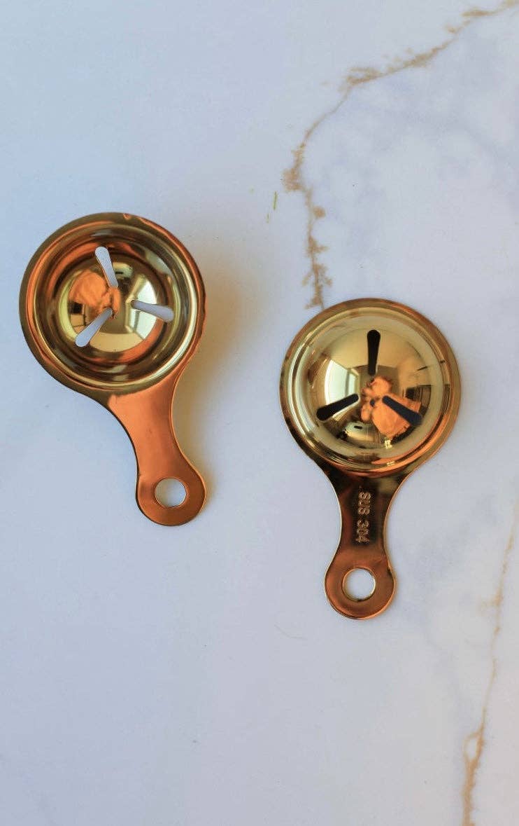 Auric Gold Stainless Steel Egg Yolk Separator