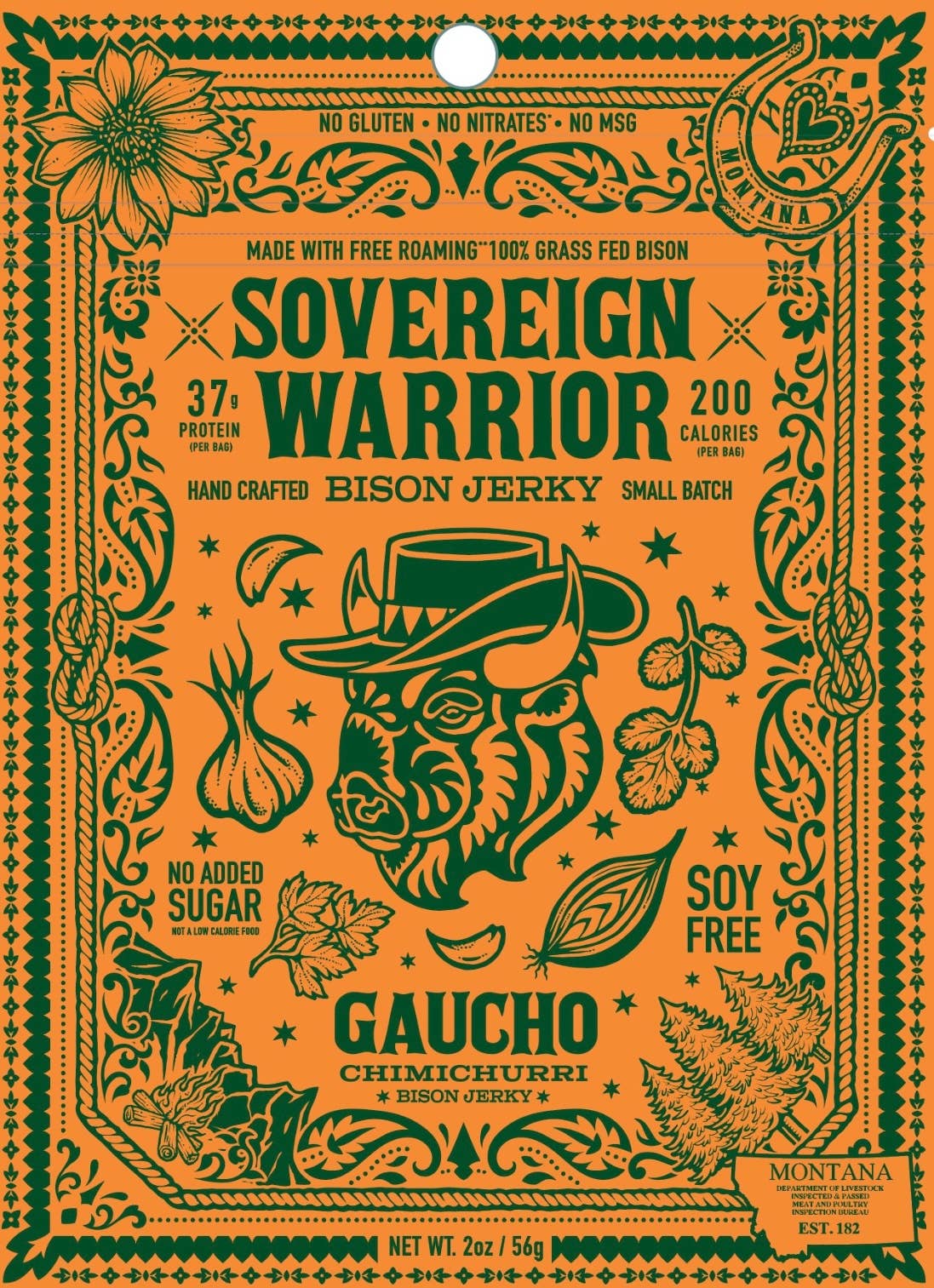 Gaucho Chimichurri Bison Jerky