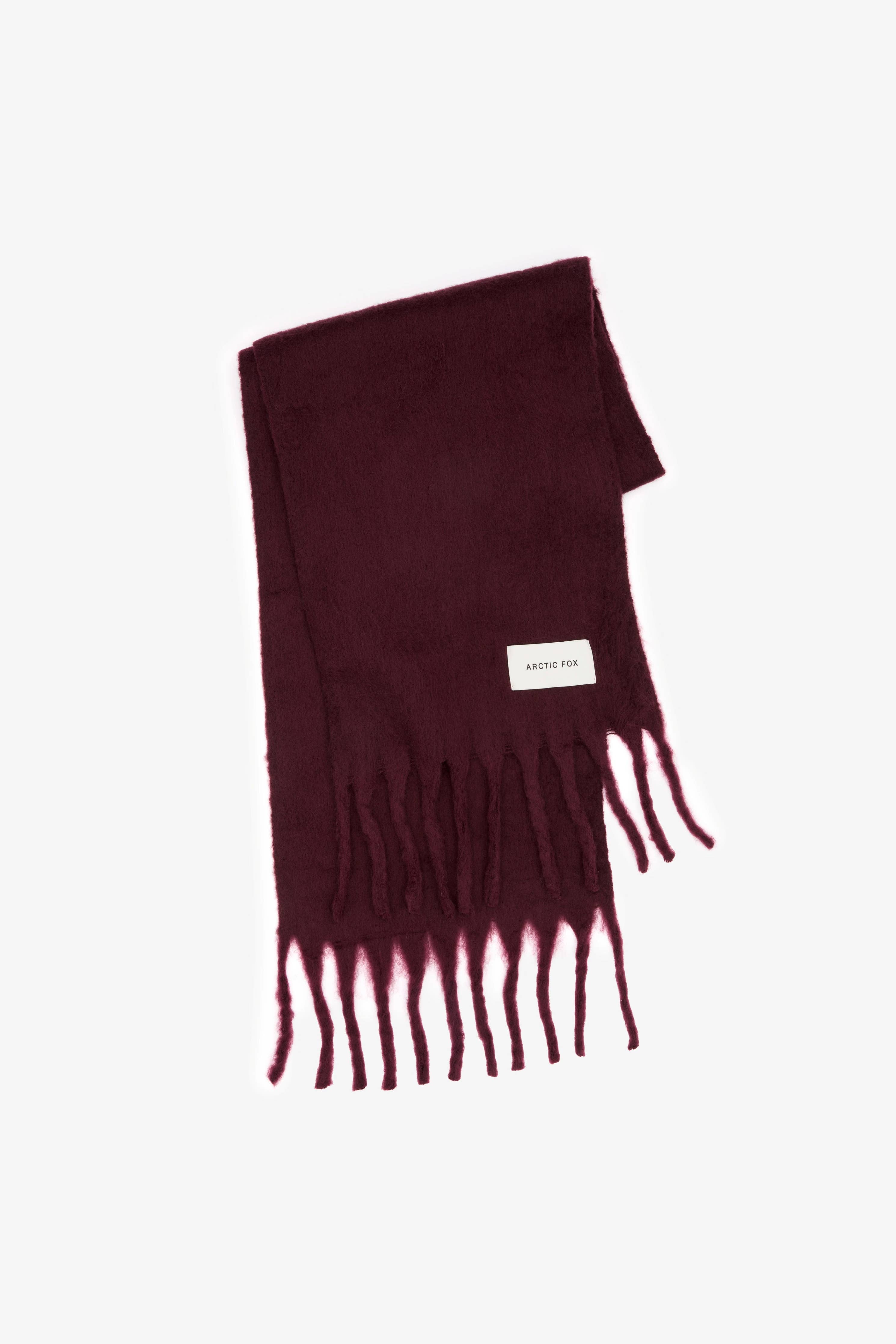 The Stockholm Scarf - 100% Recycled - Cherry Lacquer - FW25