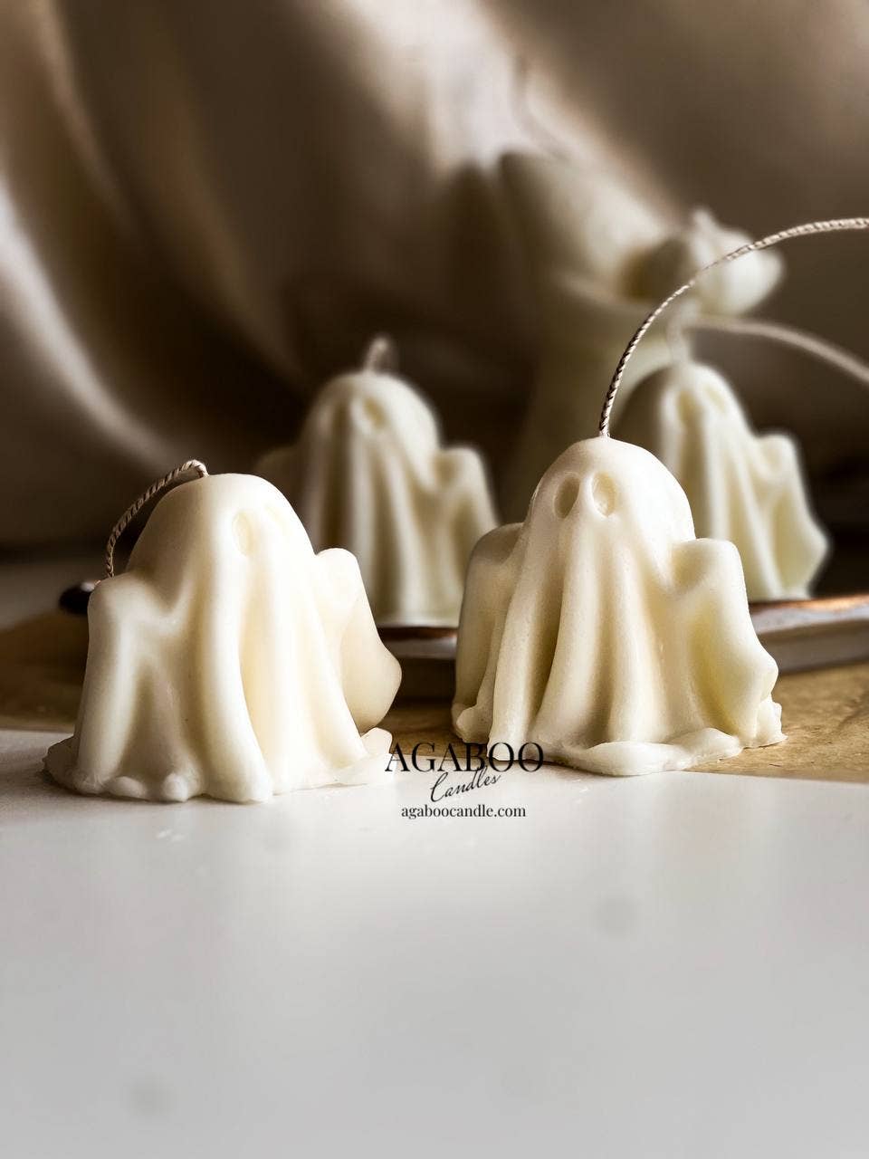 Ghost Candle 2.75x3in - Halloween