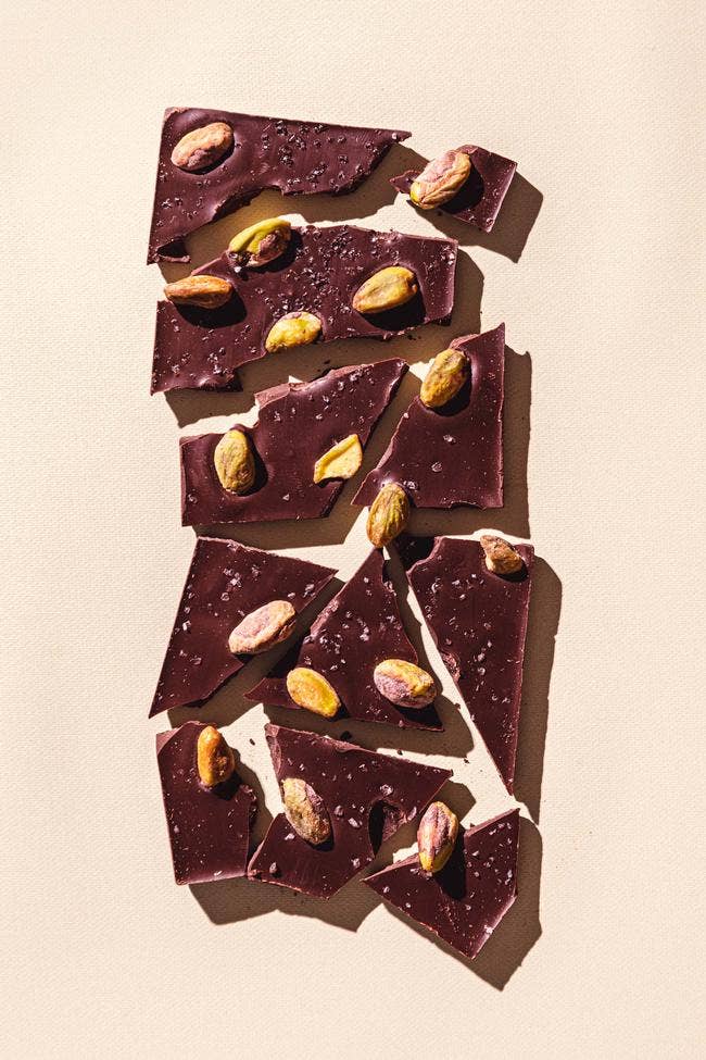 Salted Pistachio Dark Chocolate Bar