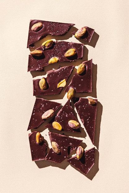 Salted Pistachio Dark Chocolate Bar